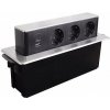 Výsuvná elektrická zásuvka HOP box 3xzásuvka, 2xUSB