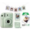 Instantný fotoaparát Fujifilm Instax Mini 12 Green + Mini 12 ACC kit + 2x10 film (FTINFTVA2303)