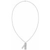 Calvin Klein Slušivý oceľový náhrdelník Architectural Lines 35000413