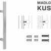 MPkovania FT - MADLO kód K41S 40x10 mm SP ks, 400 mm, 210 mm, NEM - nerez matná (F60)