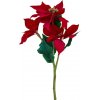 Florissima! Hodvábna vianočná ruža červená 47cm