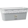 Stefanplast Samozavlažovací truhlík Cloe Sivý 19 x 17 x 49,5 cm