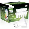 10x LED žiarovka GU10, reflektor PAR16, 5 W = 35 W, 500 lm, 4000 K, neutrálna, 120°, LUMILED