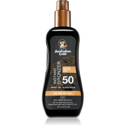 Australian Gold Spray Gel Sunscreen With Instant Bronzer bronzujúci sprej SPF 50 237 ml