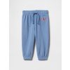 GAP Baby tepláky s logom Modrá 12-18M Modrá Modrá