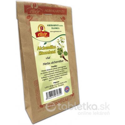 AGROKARPATY ALCHEMILKA ŽLTOZELENÁ vňať bylinný čaj 1x50 g