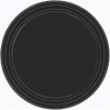 EKO Tanieriky papierové - čierne 23 cm 8 ks