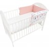 Ochranný mantinel 180 do postieľky Líška - ružová