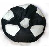 Sedací vak čierno biela futbalová lopta TiaHome
