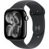 Apple Watch Series 11 GPS 46mm Klavírny čierny hliník s čiernym športovým remienkom - M/L