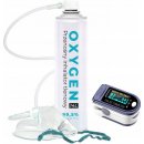 Oxygen Prenosná kyslíková fľaša oxygen 99,5%, 14 l + Pulzný oximeter na prst