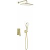 KFA - Súprava sprchová Malaga, podomietková, PVD brúsené zlato 4529-501-31