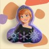 Hebký vankúšik Frozen Anna 3D