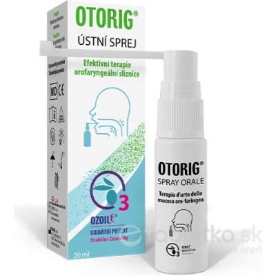 OTORIG ústny sprej, OzoilE 20ml