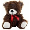 Lamps Plyš Medveď tmavý 25 cm mašľa