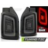 Tuning-tec Zadné svetlá LED SMOKE ČIERNA BIELE pasuje na VW T5 04.03-09 / 10-15