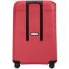Samsonite MAGNUM ECO SPINNER 75/28, 104 l - veľký kufor so zapínaním na 3 klipsy 139847 - Geranium Red 2055 139847