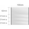 Triline Ac122/BL nástenná tabuľa 155x155mm Alliance Classi