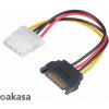 Akasa AK-CBPW03-15 SATA na 4pin Molex - 15 cm