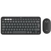 LOGITECH Pebble 2 MK380s bezdrôtový set klávesnice a myši US čierna (920-012239) Bluetooth / Optická / US lokalizácia / Čierna / Čierna