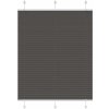 Plisovaná roleta čierna 105x150 cm Šírka látky 104,4 cm