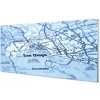 Nástenný panel plán mesta 100x50 cm