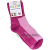 Dětské Surtex merino sportovní ponožky froté - růžové 14-15 cm