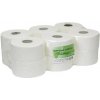 Manutan Toaletný papier Thin 2-vrstvový, 19 cm, 120 m, biely, 12 kotúčov