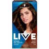 Schwarzkopf Live Moisture Gel, gélová farba na vlasy 5.0 Pravá hnedá 1 ks, 5.0, Akcia