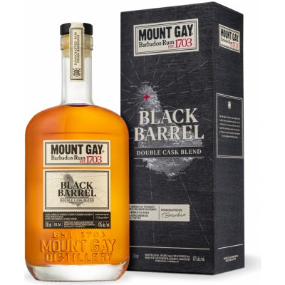 Mount Gay Black Barrel Double Cask Blend 43% 0,7 l (čistá fľaša)