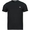 Fred Perry Tričká s krátkym rukávom RINGER T-SHIRT Čierna
