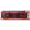 Alltoys Tramvaj na setrvačník červená 1:16
