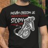 Tričko s potlačou Nechať za sebou stopy Pánsky Čierna 3XL