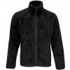 SOL´S FINCH / Unisex chlpatá fleecová bunda - black S