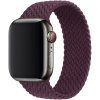 eses Pletený navliekací remienok pre Apple Watch 42 mm/44 mm/45 mm/46 mm/49 mm - veľkosť M Farba: tmavo vínová