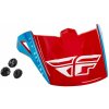 Šilt FLY RACING Kinetic Straight (červená/biela/modrá)