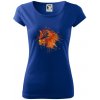 Liška machuľa - Dámske tričko Pure - 2XL ( Kráľovská modrá )