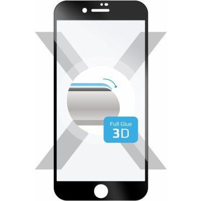 Ochranné sklo FIXED 3D Full-Cover pre Apple iPhone 6/6S/7/8/SE (2020/2022) čierne (FIXG3D-100-033BK)