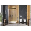 Aquatek WELLNESS BLACK K2 140 WALK-IN s posuvným dielom 137,5-140cm , sklo 6mm