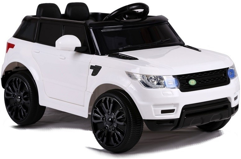 Lean Toys Elektrické autíčko štýl Land Rover motor 2x45W DO 24GHz biela