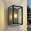 Vonkajšie nástenné svietidlo Lindby Giavanna, 28 cm, antracit, IP44, E27 - 9932040