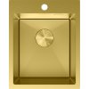 Mexen Solix, 1-komorový nerezový drez 400 x 500 mm, brúsená zlatá, 6406401000-55