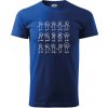 Algebra dance - Tričko extra veľké (5-8XL) - 5XL ( Kráľovská modrá )