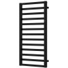 Instalprojekt POPPY kúpeľňový radiátor 600x990 mm 489 W spodné pripojenie Čierny RADPPY601031