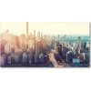 Foto obraz fotografie na skle New York vtáčie pohľad 100x50 cm