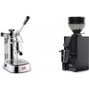 La Pavoni Professional Lusso + Eureka Mignon Zero 55s, BL black