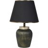 Asir | Stolná lampa RAMZES 1xE27/40W/230V čierna/zlatá | AS2774