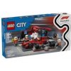 LEGO City 60443 Zastávka v boxoch F1 a personál s autom Ferrari