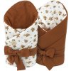 ESITO Mušelínová zavinovačka pre bábätko Veverička 85 x 85 cm hrdzavá