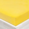 Jersey napínacie prestieradlo JR-003 Žlté 200 x 220 - výška 20 cm